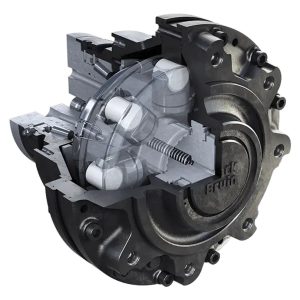 Akumulatory hydrauliczne na siłownikach obrotu i podnoszenia - D1/D2