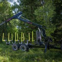 Podpory rozkładane wzmocnione (HD) z przechyłem żurawia - B11